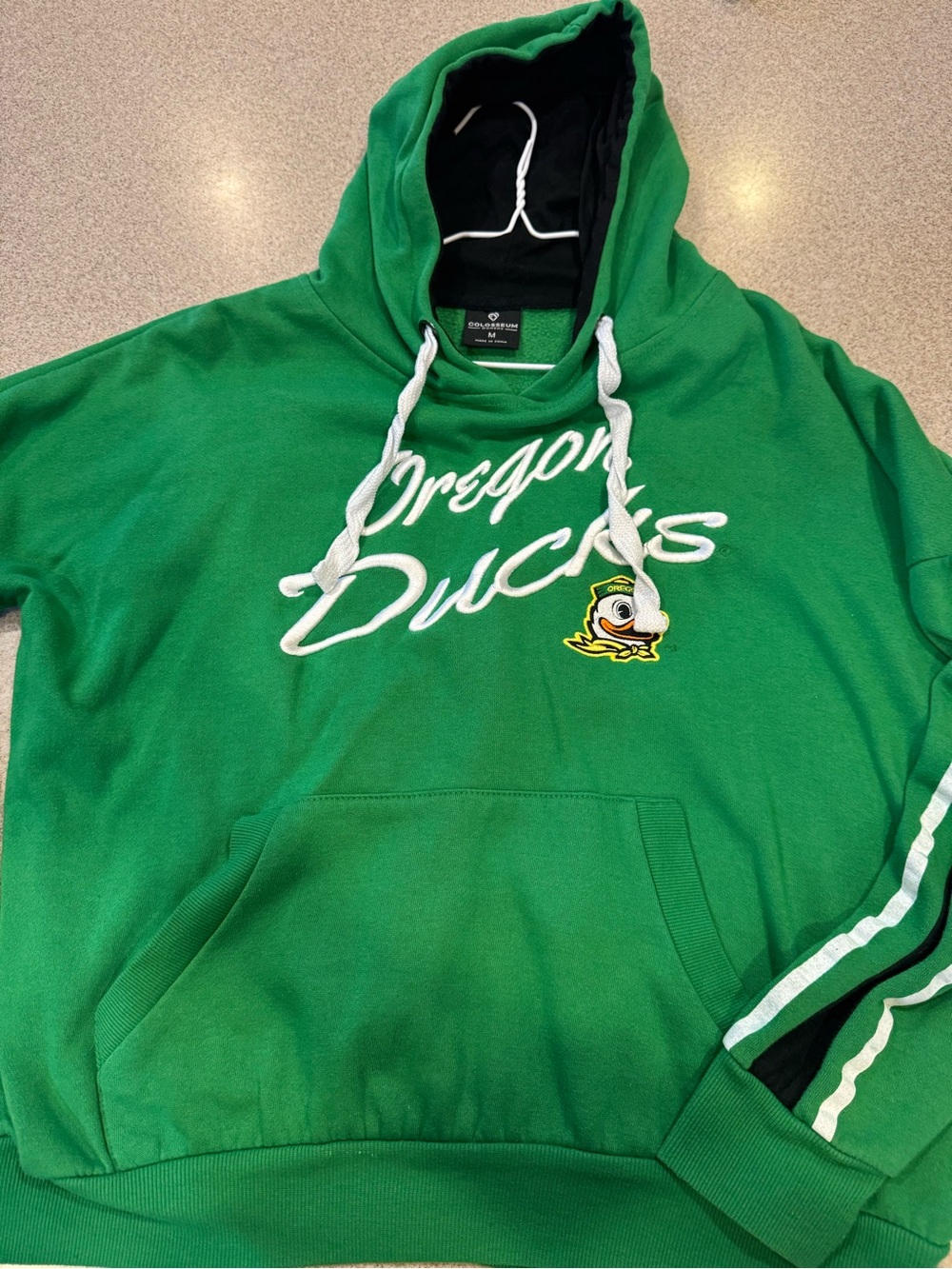 Ladies Medium Oregon Ducks Hoodie embroidered